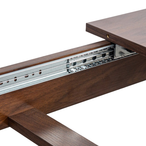 Dining Table , 106.3 in Large Extendable Kitchen Table