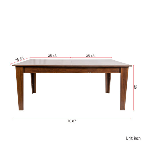 Dining Table , 106.3 in Large Extendable Kitchen Table